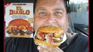 Devilishly Demonic Carls Jr. El Diablo Thickburger