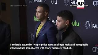 Actor Jussie Smollett arrives at court for trial