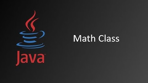 Math Class || Java Tutorials || Java Tutorials for Beginners