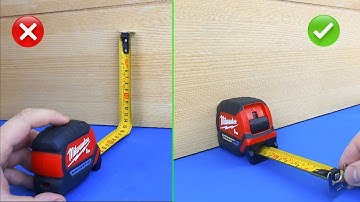 Hidden Features of Tape Measure.Few People Know About This Tape Measure Feature!