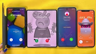 Incoming &amp; Outgoing Call, Samsung A72, Z Fold3, Xiaomi Note 13 Pro, IPhone XS Max