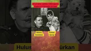 Hulusi Kentmen ve Türkan Şoray&#39;ın 62 yıl önce çekilmiş bir filminden kare #nostalji #yeşilçam