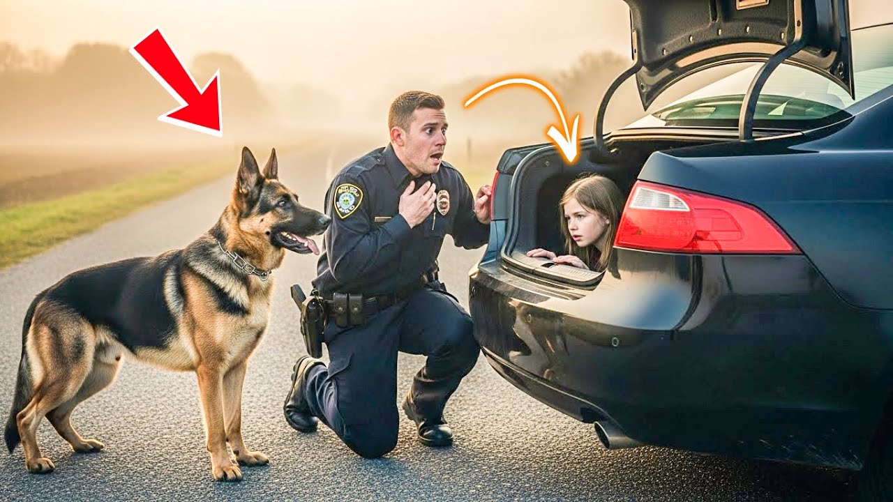 Officer and His K9 Discovered a Locked Car at Dawn  The Sound From the Trunk Will Haunt You