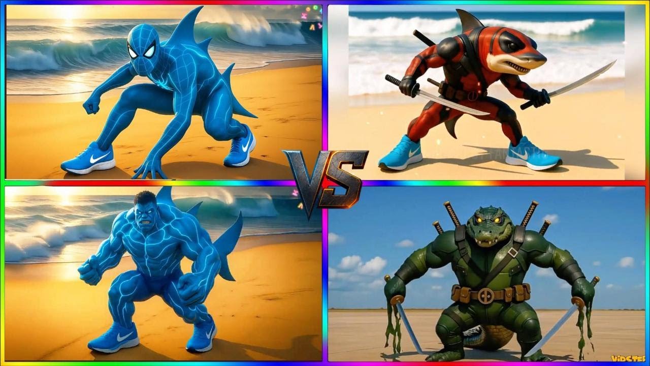 Brainrot SPAYDIRMEN 🆚BRAINROT XALK🆚Brainro DEDBUL🆚EXTINCTION DEADPOOL  –TilesHop🎶