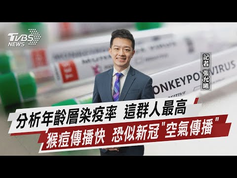 分析年齡層染疫率 這群人最高 猴痘傳播快 恐似新冠「空氣傳播」【TVBS說新聞】20220609