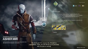 Destiny 2 Full Story - Part 036 (Meeting Asher Mir - TheArkAngelOfKaos)