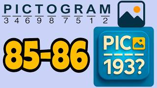 PICTOGRAM Picture Cryptogram 85 86