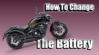 How To Change the Battery on a Kawasaki Vulcan S