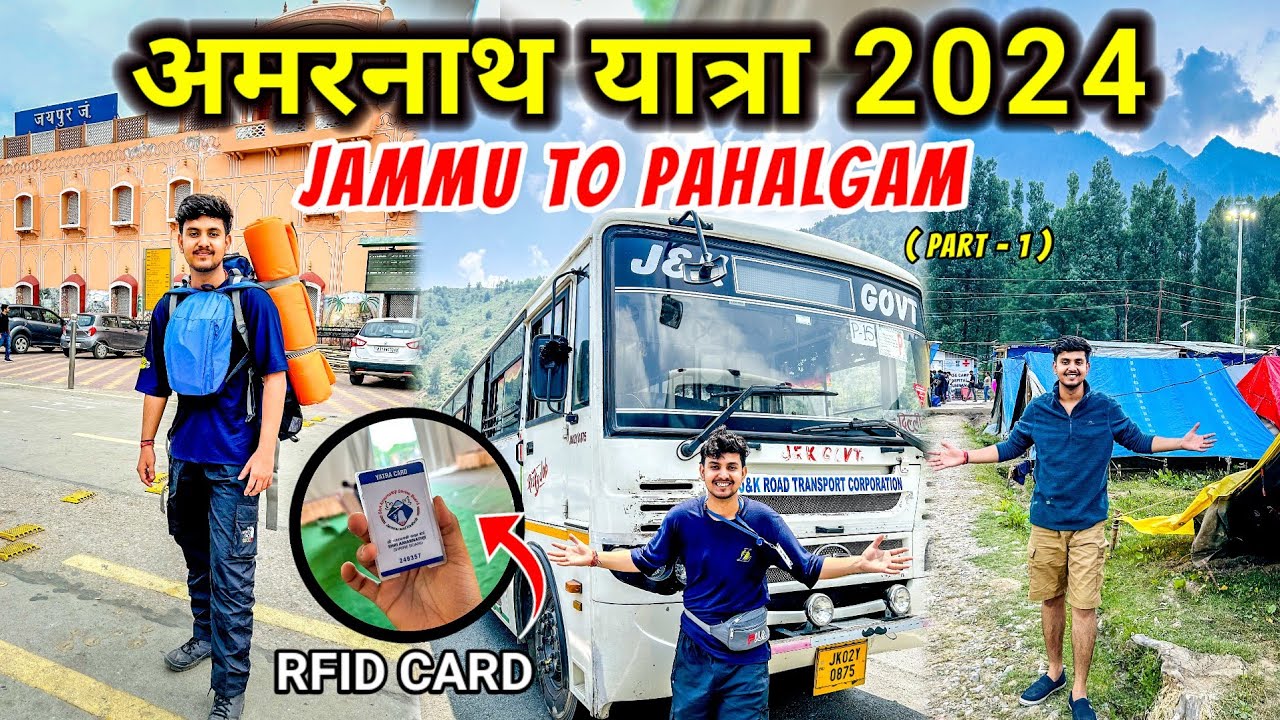 Amarnath Yatra 2025 Detailed Video  | Jammu to Pahalgam Amarnath Yatra 2025 | Offline Registration