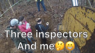 Test holes for septic...... what did we find