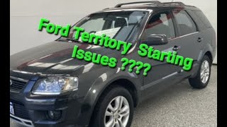Ford Territory Starting Issues