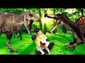 공룡이 싸운다! T-Rex VS Spinosaurus 마법의 문을 지나 공룡나라로~Dinosaur 티라노