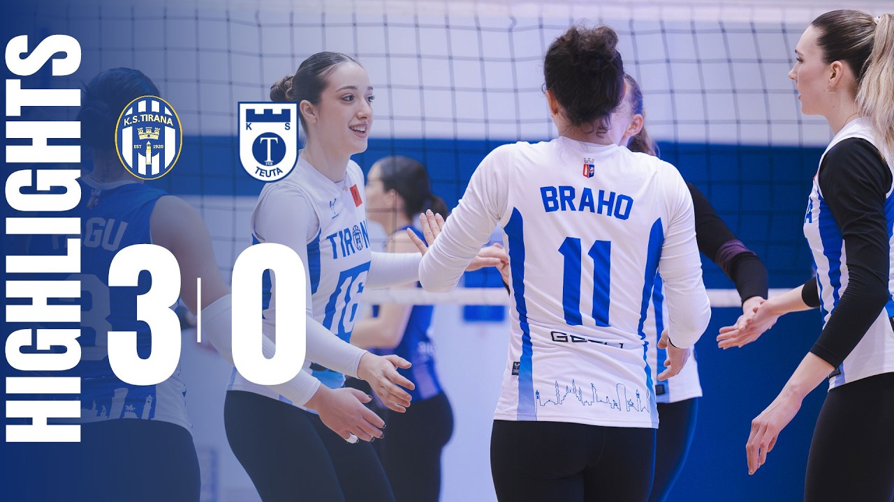 HIGHLIGHTS | TIRANA 3 - 0 TEUTA|  Kampionati Kombetar Superliga Femra 25/26