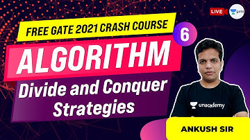 Divide and Conquer Strategies  | Lec -6 | Crash Course | Ankush Saklecha