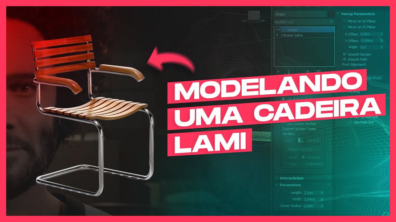 MODELANDO UMA CADEIRA LAMI NO 3DS MAX | ARCHVIZ