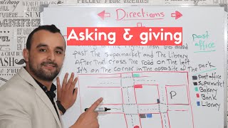 الاتجاهات في اللغة الإنجليزية شرح وأمثلة | Asking and Giving Directions