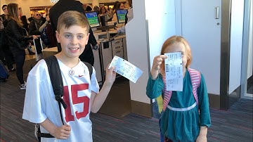 Our Kids First Flight Ever!! | Travel Vlog!