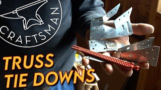 Hold On To Your Roof! Truss Screws vs. Hurricane Straps: Shop Build #21