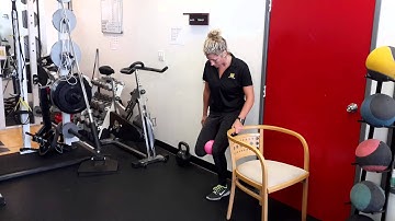 Stand Wall/Chair Support  Resp. L AFIR w/ L IO/TA