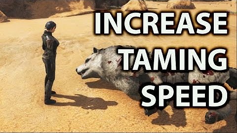 How to Increase Taming Speed:  Ark Survival Evolved Single Player Settings