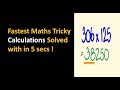 Fast math tricky calculations less than 5 sec