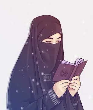anime cewek cadar, no efek