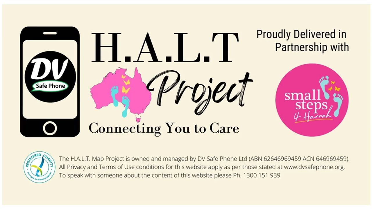 Launch of the DV Safe Phone H.A.L.T map