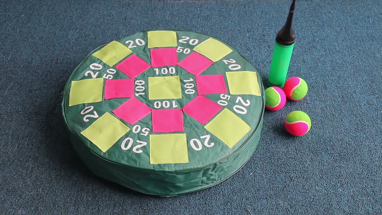 🔥🔥🔥PVC Inflatable Velcro Ball Toss Target Game Set
