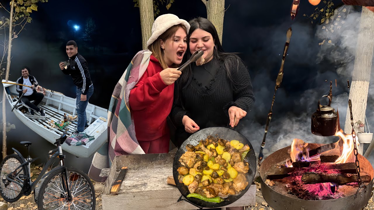 İSMAYILIYA GETDİK MEŞƏDƏ SAÇ İCİ BİŞİRDİK 😍