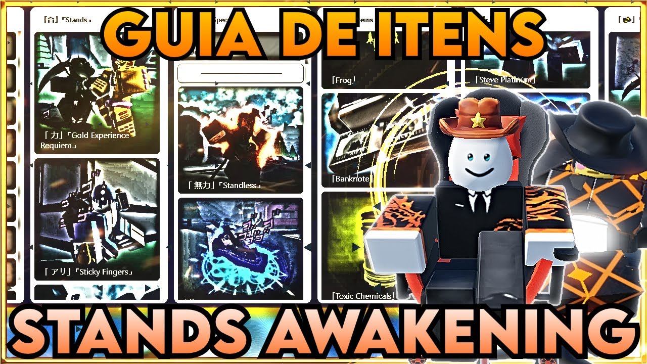 GUIA DE COMO OBTER O REAPER PARTE 1 NO STANDS AWAKENING 