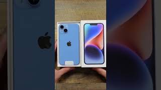 iPhone 14 Unboxing (Blue) #shorts
