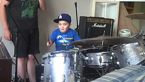 brendon raldiris plays drums