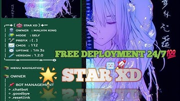 🚀 HOW TO CREATE A WHATSAPP BOT FOR FREE IN 2025! | STAR-XD WhatsApp Bot Tutorial 🌟