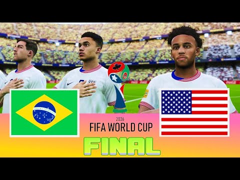 BRAZIL Vs USA Final FIFA World Cup 2026 Full Match All Goals Football Match