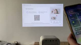 How to enable the wireless screen projection function on iOS on the BYINTEK UFO U90 projector screenshot 4