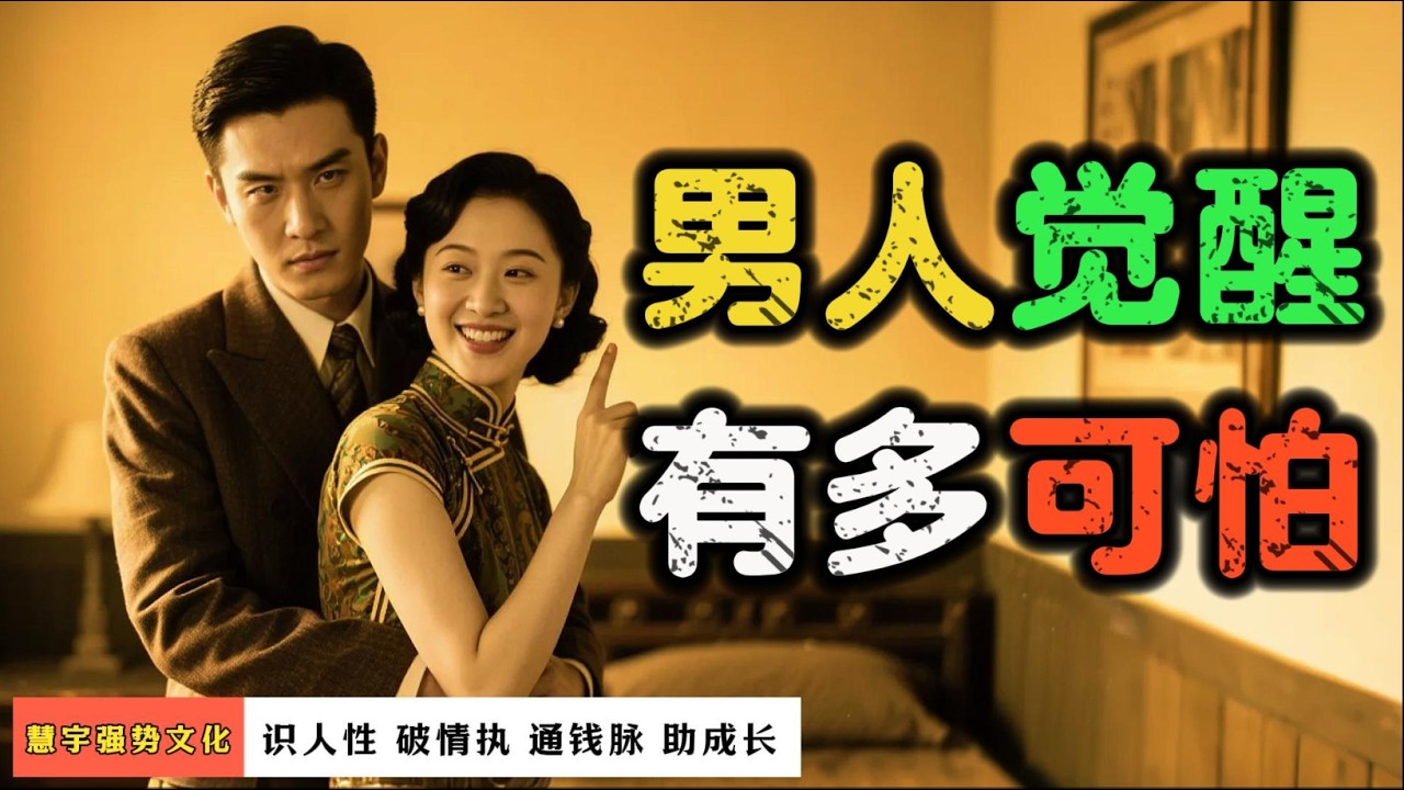 为什么男人觉醒后如此可怕，因其看透女人心理识人术，掌握真相从此不再吃亏