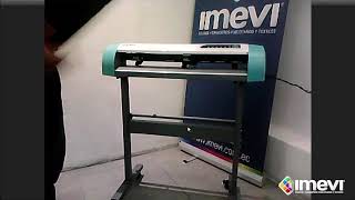 05 PLOTTER DE CORTE GCC AR 24 Carga del Material screenshot 5