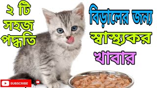 ঘরে বসেই স্বাস্থ্যকর বিড়ালের খাবার বানান || How to make cat food at home || #easyhomemadecatfood by Rusha's Creativity  112 views 5 days ago 4 minutes, 53 seconds