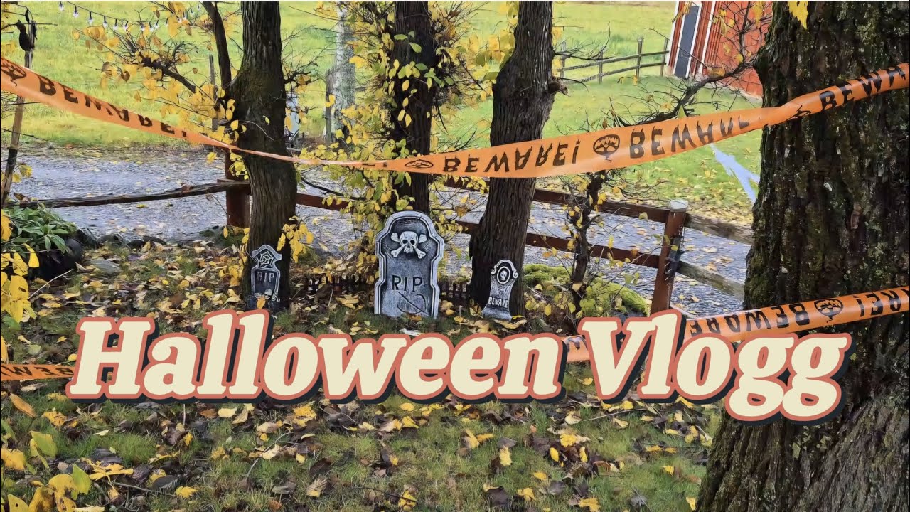 Vlogg 🎃 Halloween 
