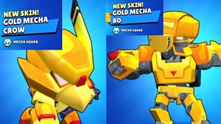 Getting Golden Mecha Crow and Golden Mecha Bo #brawlstars #capcut #gaming #cosmetics