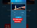 23 February 2026. today my telenor app questions answers.  🎁.  win free mbs telenor app 👍