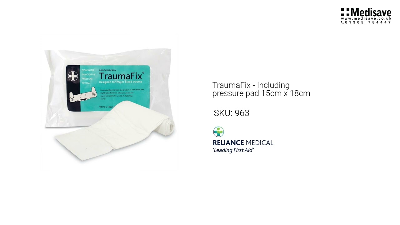 TraumaFix Including pressure pad 15cm x 18cm 963