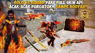 SOLO VS SQUAD FULL SKIN API PAKE BUNDLE TERBARU!! AUTO BAR-BAR SAMPAI BOOYAH!!