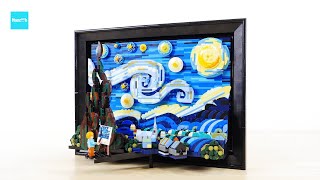 レゴ アイデア ゴッホ「星月夜」 21333 ／ LEGO Ideas Vincent van Gogh - The Starry Night Speed Build & Review