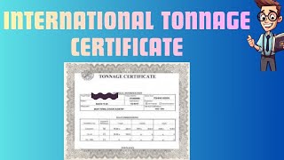 International Tonnage Certificate