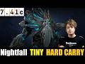 🤯 Nightfall [TINY] HC 7.41C - DOTA 2 HIGHEST MMR MATCH#dota2   #dota2gameplay   #nightfall