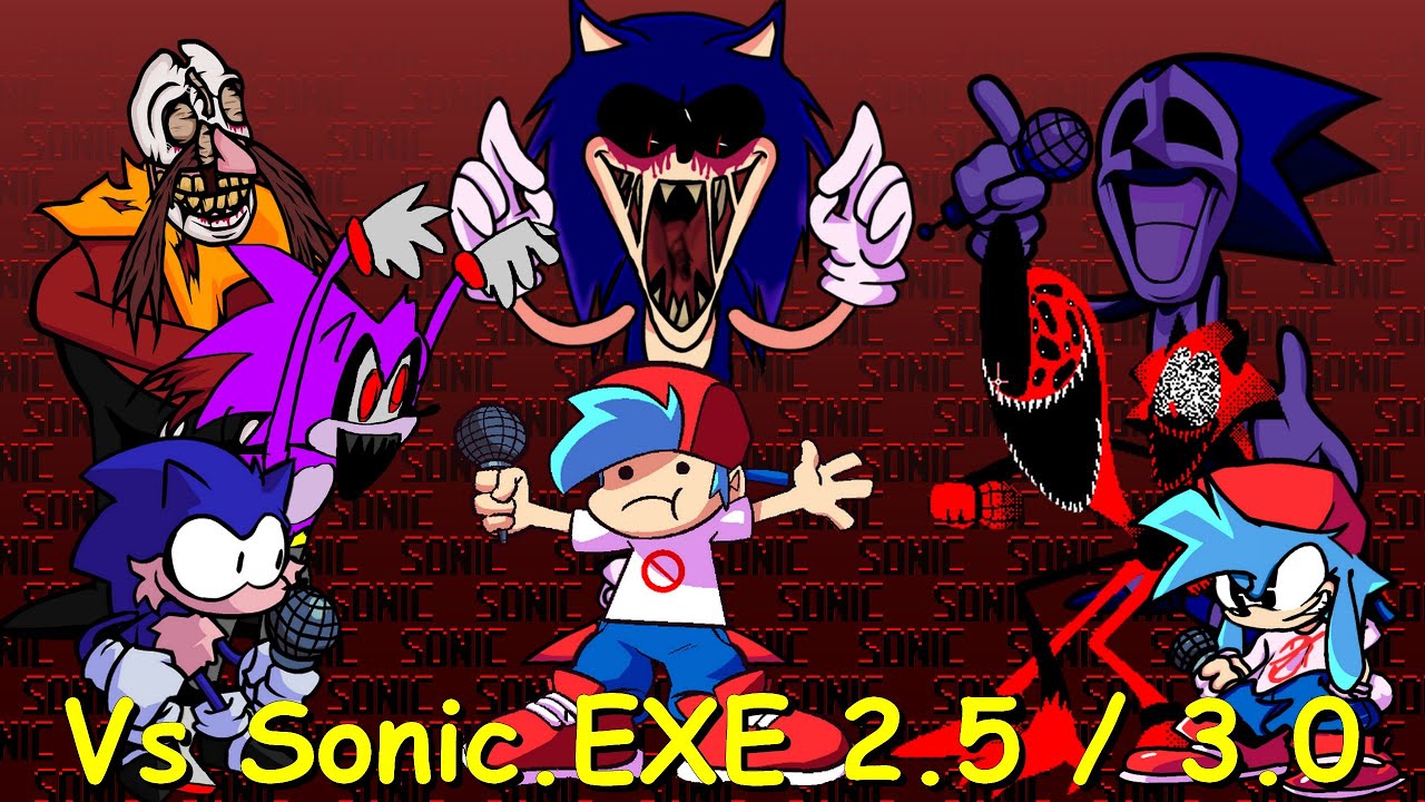 𝑭𝒓𝒊𝒅𝒂𝒚 𝑵𝒊𝒈𝒉𝒕 𝑭𝒖𝒏𝒌𝒊𝒏'•, Vs Sonic.EXE 2.5/3.0