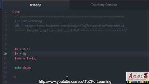 3  PHP Variables Definitions تعريف المتغيرات بلغة الـــبي أتش بي
