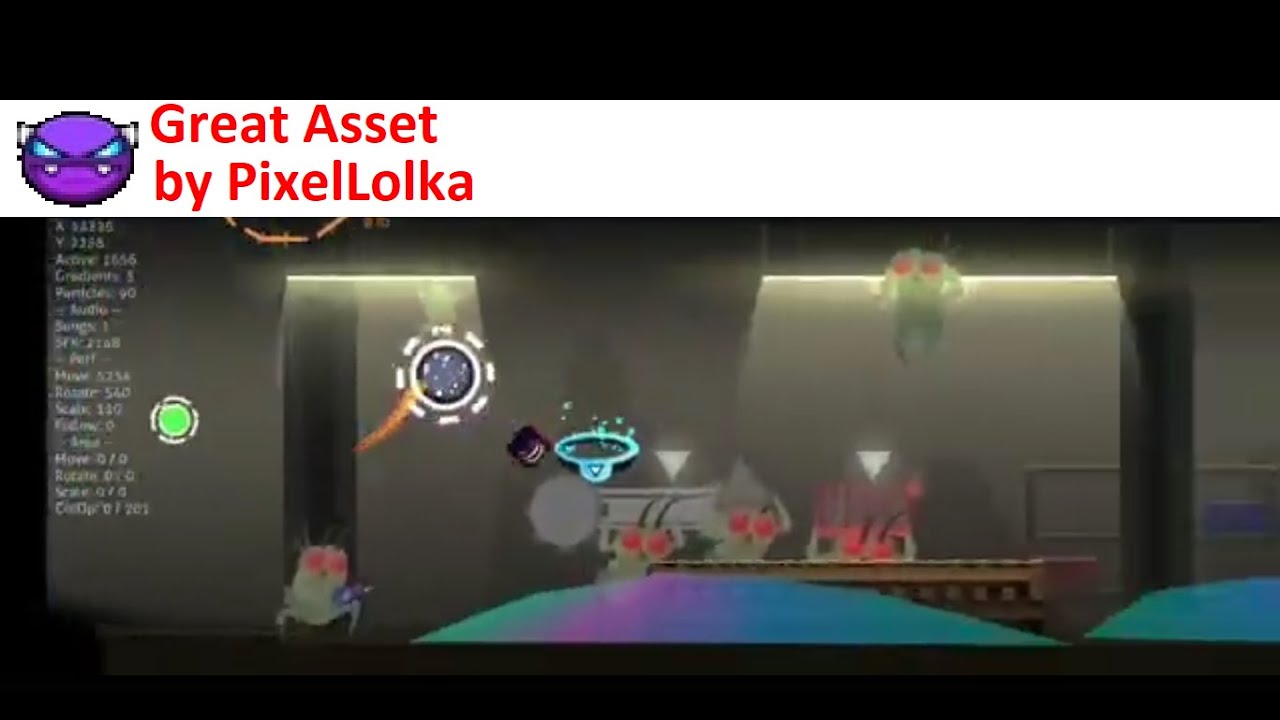 Geometry Dash - Great Asset by PixelLolka - YouTube