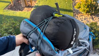 Tie Gear to Your Pack Straps